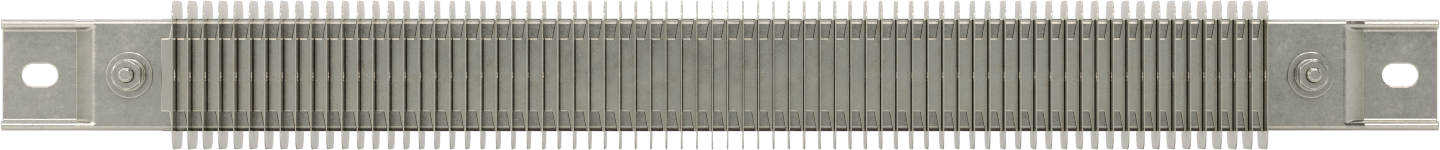 Kanal için Kanatlı Şerit Isıtıcı, Fırınlar, ve Kurutucular, 120V AC, Yarık Vidalı Terminaller, 1700W