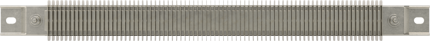 Kanal için Kanatlı Şerit Isıtıcı, Fırınlar, ve Kurutucular, 120V AC, Yarık Vidalı Terminaller, 1900W