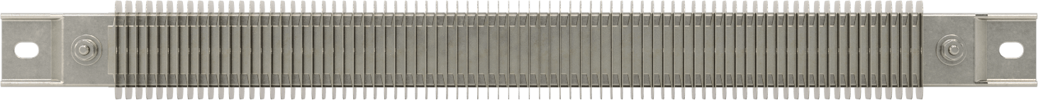 Kanal için Kanatlı Şerit Isıtıcı, Fırınlar, ve Kurutucular, 240V AC, Yarık Vidalı Terminaller, 1900W