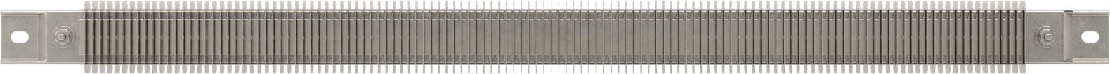 Kanal için Kanatlı Şerit Isıtıcı, Fırınlar, ve Kurutucular, 240V AC, Yarık Vidalı Terminaller, 2800W