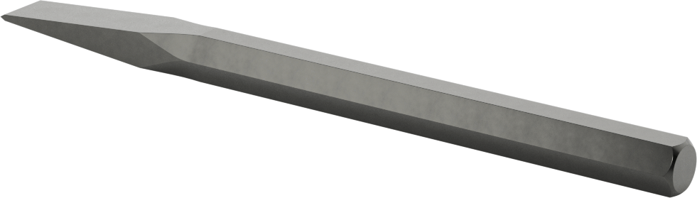 Metal için Pürüzsüz Saplı Keski, Standart Uçlu, 7/16" Bıçak Genişliği