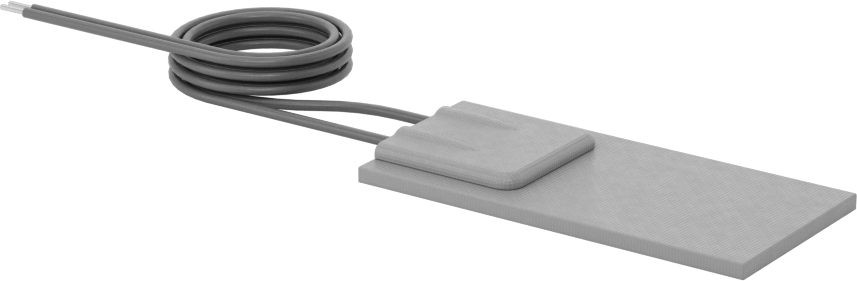 Isı Levhaları, Yapışkan arka yüz, 5 W/inç kare, 2“ Uzunluk x 1” Genişlik Toplam