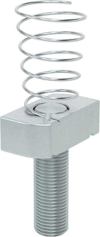 Saplamalı Strut Kanal Somunu, 1-5/8" Kanal Yüksekliği için, 1/2"-13 Diş, 1-3/8" Diş Uzunluğu