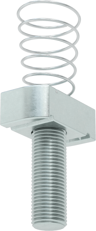 Saplamalı Strut Kanal Somunu, 1-5/8" Kanal Yüksekliği için, 1/2"-13 Diş, 1-3/8" Diş Uzunluğu