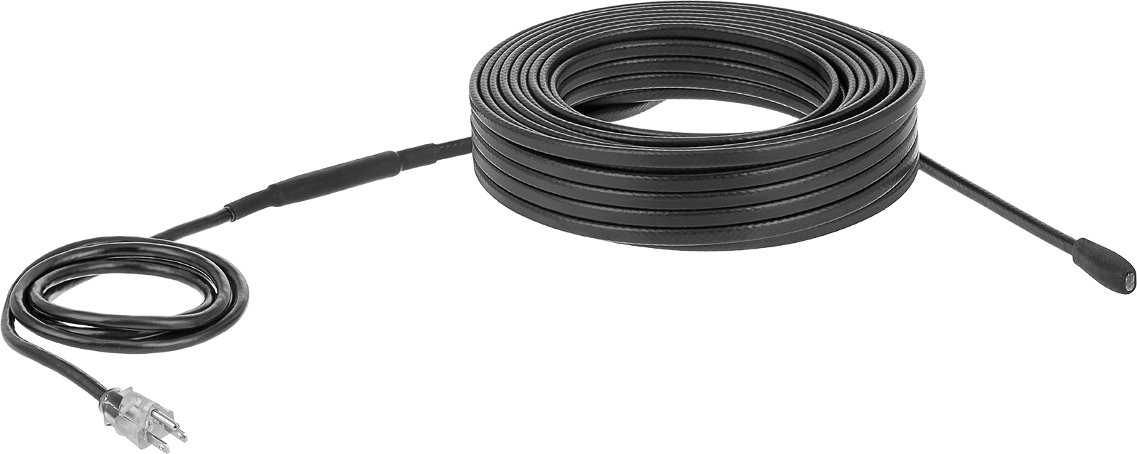 Borular ve Tüp için Kendi Kendini Düzenleyen Isıtma Bandı, 120V AC, Fişli, 600W, 100 Fit Uzunluk