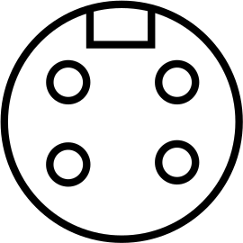 4-Pole M22 Socket