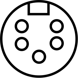 5-Pole M22 Socket