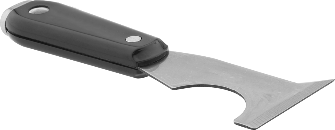 Çok Fonksiyonlu Çelik Bıçaklı Macun Sürme Bıçağı, Plastik Tutamak, 2-1/2“ Genişlik x 3,5” Uzunluk Bıçak