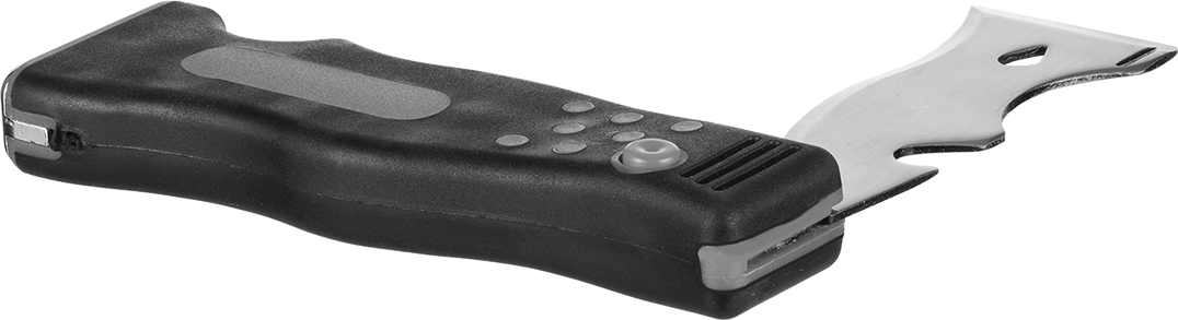 Çok Fonksiyonlu Çelik Bıçaklı Macun Sürme Bıçağı, Kauçuk Sap, 1-1/2“ Genişlik x 3,5” Uzunluk Bıçak