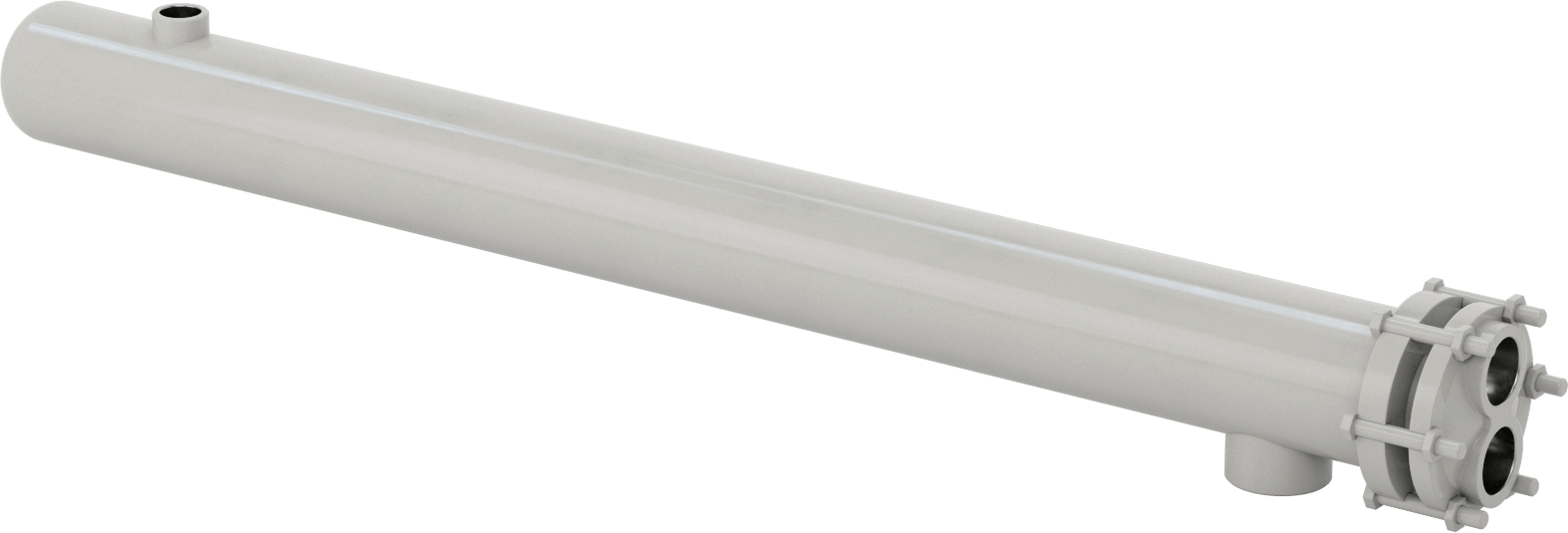 Isı Değiştirici, ASME Kodu, 720000 Btu/saat Isıtma/Soğutma Kapasitesi