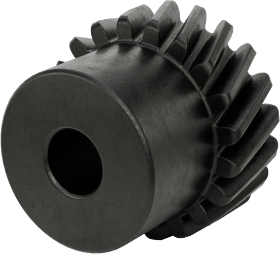 Yüksek Güçlü Metal Dişli, Paralel, 4140 Alaşımlı Çelik, 1 Modül, 20 Diş, Sol El