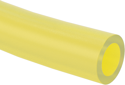 Yarı Şeffaf Yumuşak PVC Plastik Boru, 4 mm ID, 6 mm OD