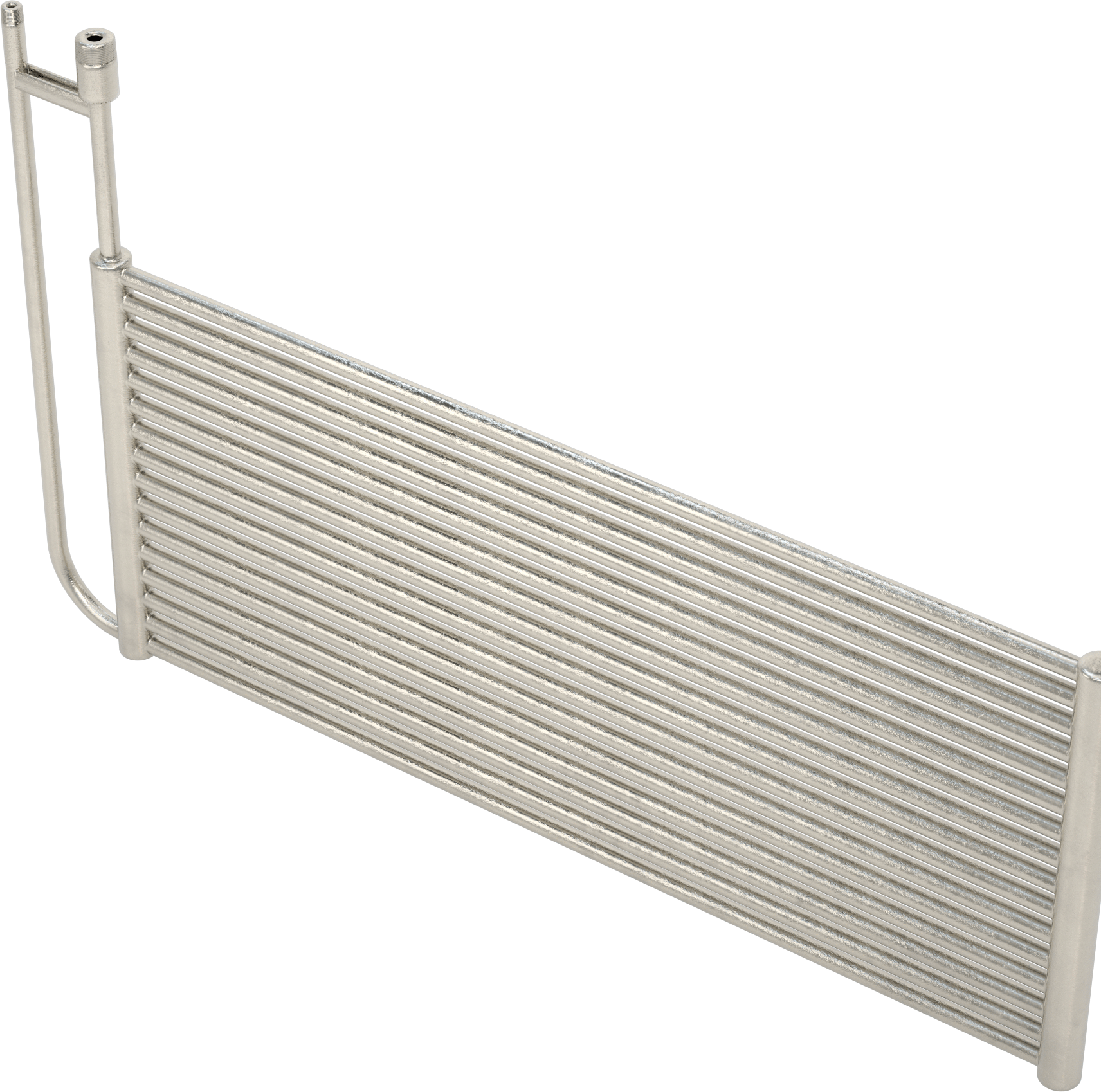 Açık Tanklı Isı Değiştirici, Paslanmaz Çelik, 20,1 ft² Yüzey Alanı, 1-1/2 NPT Erkek Giriş