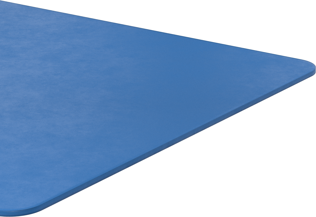 Gıda Endüstrisi Yüksek Sıcaklık Silikon Kauçuk Levha, Metal Algılanabilir, 12“ Genişlik x 12” Uzunluk x 1/8" Kalınlık