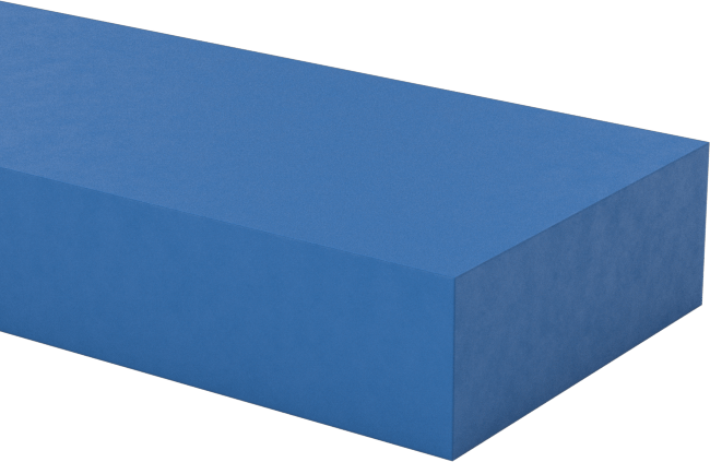 Gıda Endüstrisi Yüksek Sıcaklık Silikon Kauçuk Şerit, Metal Algılanabilir, 1/2“ Genişlik x 36” Uzunluk x 3/16" Kalınlık