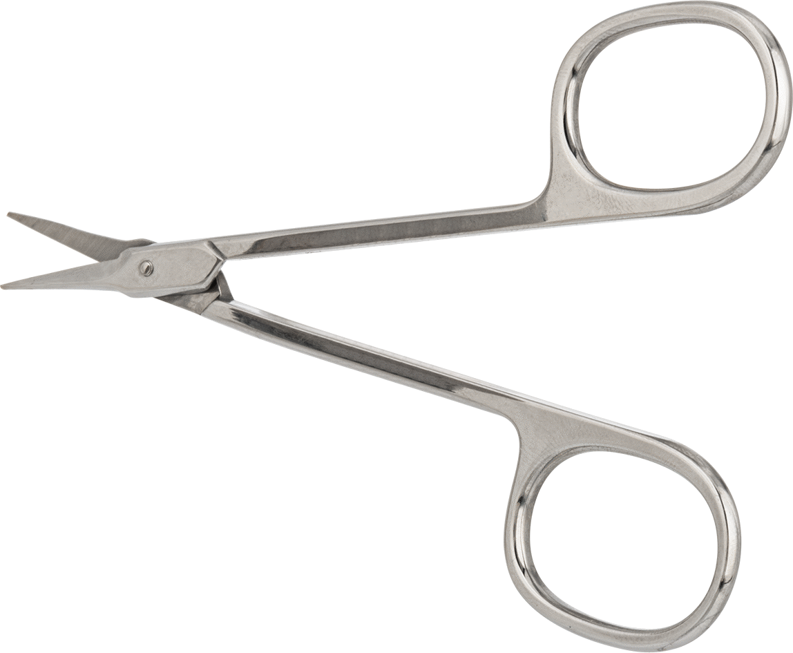 Kompakt Makas, İnce Uçlu, 4-1/2" Toplam Uzunluk, 3/4" Kesme Uzunluğu