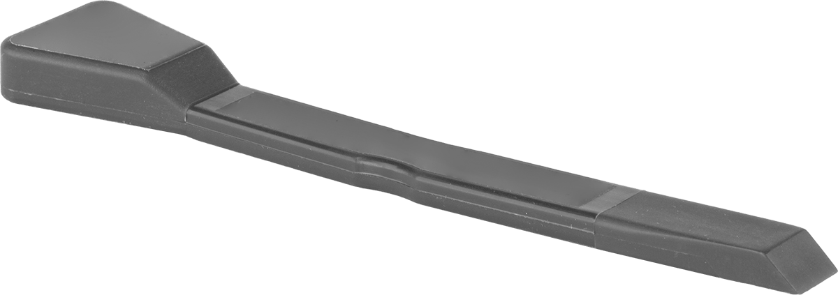 Çizilmez Plastik Bıçaklı Düz Yüzey Kazıyıcı, 1/2“ Genişlik x 1-5/8” Uzunluk Düz Bıçak