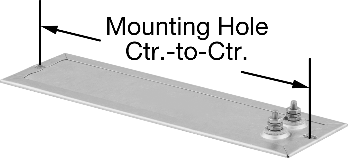 Cıvata ve Kelepçe Montajlı Şerit Isıtıcı, Çelik Kılıf ile, 120V AC, 3" Genişlik, 360W