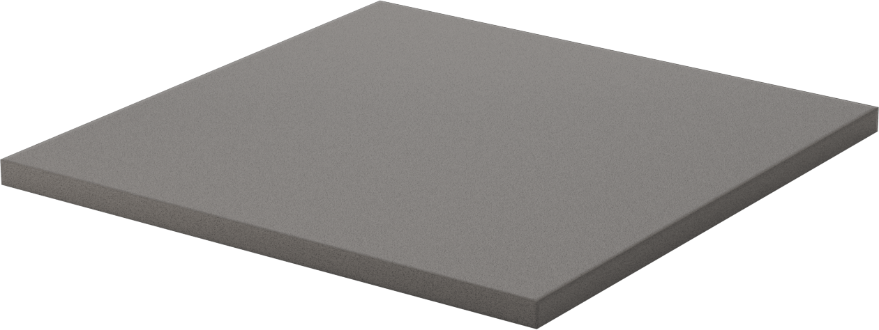 Ekonomik Kimyasal Dayanıklı Naylon Köpük Levha, 1/2" Kalınlık, 12" x 12"