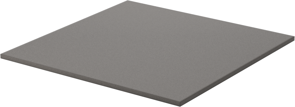 Ekonomik Kimyasal Dayanıklı Naylon Köpük Levha, 1/8" Kalınlık, 6" x 6"