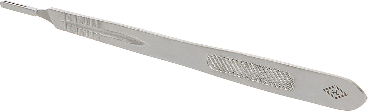 8-1/4“ Uzunluk x 7-1/16” Genişlik Neşter Sapı, Ticaret No. 4L