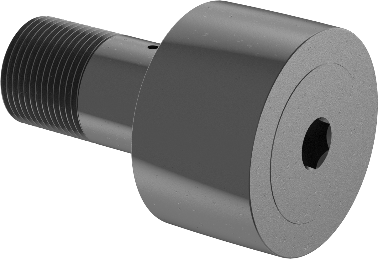 Yüksek Yük Dişli Ray Makarası, Siyah Oksit Çelik, Contalı Taç, 2-1/2" Silindir Çapı