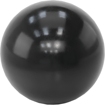 Viton® Floroelastomer Kauçuk Top, Kimyasal Dayanıklı, 7/16" Çap