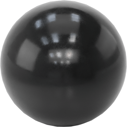 Viton® Floroelastomer Kauçuk Top, Kimyasal Dayanıklı, 1/2" Çap