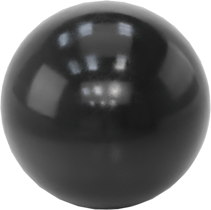 Viton® Floroelastomer Kauçuk Top, Kimyasal Dayanıklı, 5/8" Çap