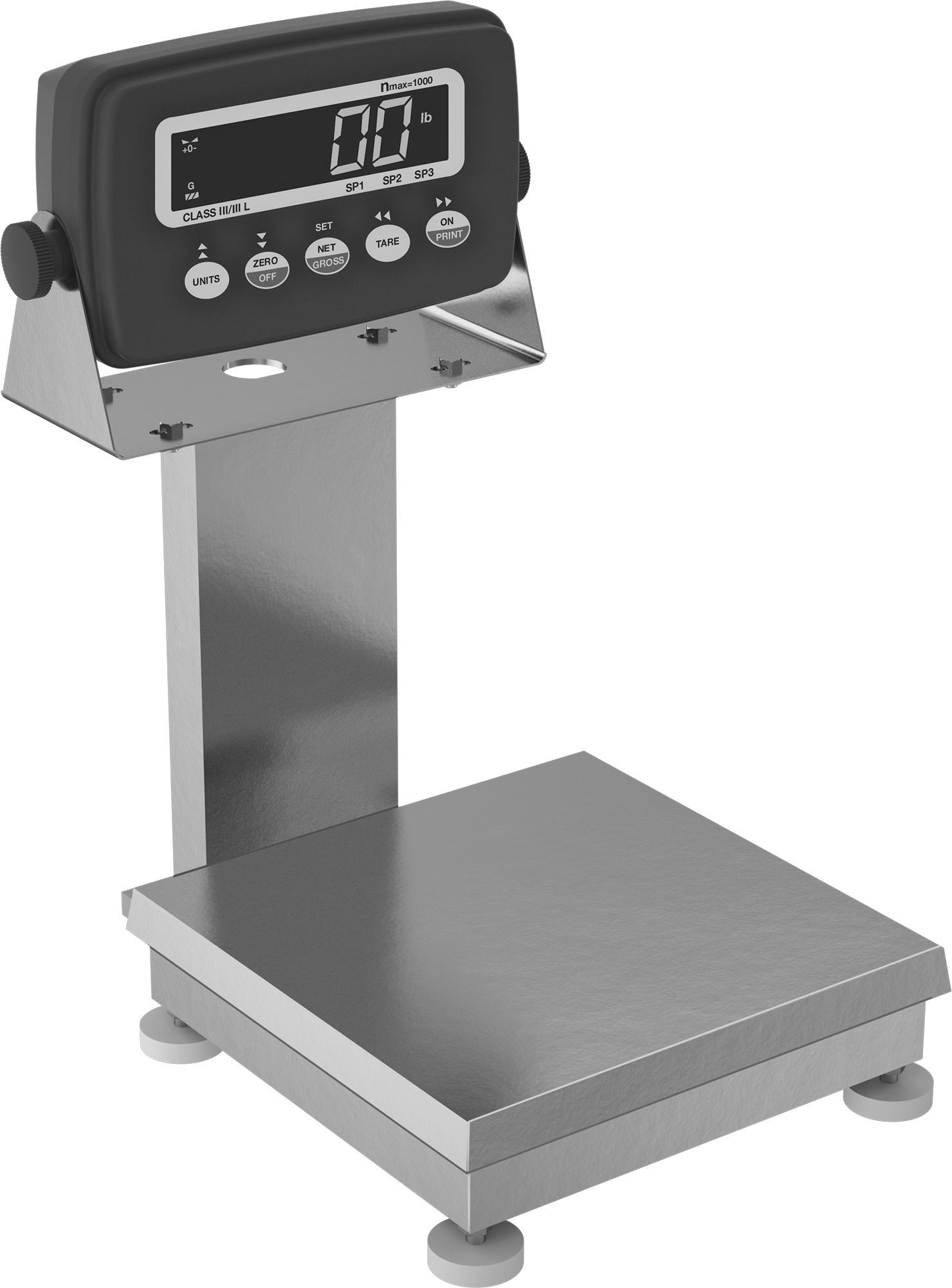 IP69K and NEMA 4X Enclosure Rating (Shown with Removable Column)
