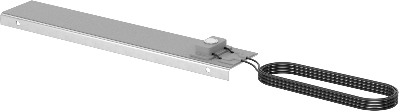 Düşük Profilli Muhafaza Alan Isıtıcısı, 105° ila 140°F Sıcaklık Ayar Aralığı, 120V AC, 120W
