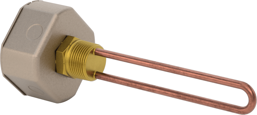 Vidalı Tıpa Daldırma Isıtma Elemanı, Su için, Bakır Eleman, 120V AC, 1000W, 94W inç kare