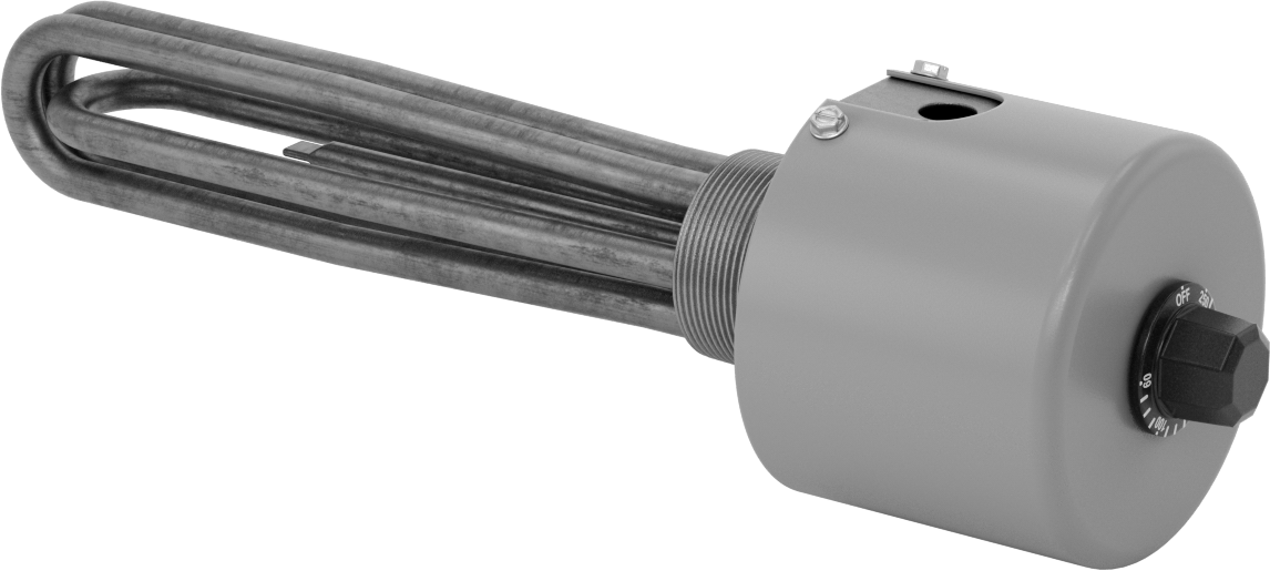 Vidalı Tıpa Daldırma Isıtma Elemanı, Su için, Termostat, Bakır Eleman, 240V AC, 3000W