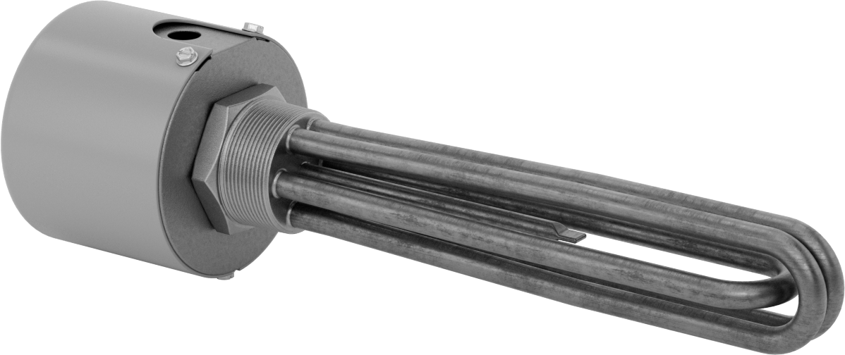Vidalı Tıpa Daldırma Isıtma Elemanı, Su için, Termostat, Bakır Eleman, 480V AC, 5000W