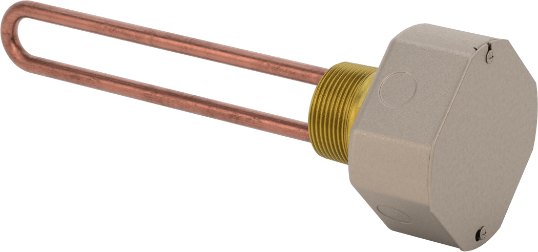 Vidalı Tıpa Daldırma Isıtma Elemanı, Su için, Bakır Eleman, 120V AC, 1500W, 61W inç kare