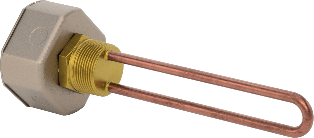 Vidalı Tıpa Daldırma Isıtma Elemanı, Su için, Bakır Eleman, 120V AC, 1500W, 61W inç kare