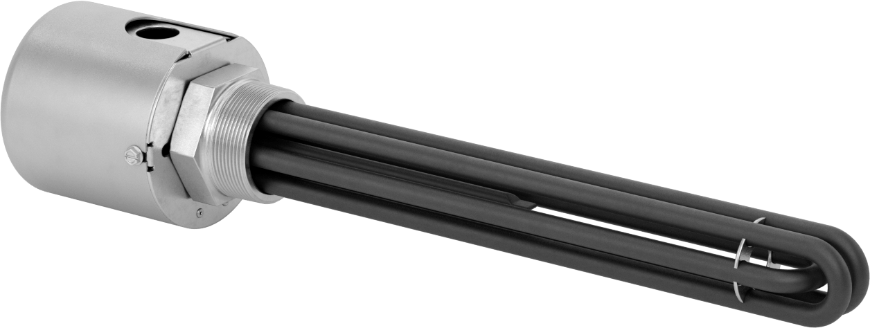 Vidalı Tıpa Daldırma Isıtma Elemanı, Su için, Termostat, Incoloy Eleman, 480V AC, 5000W