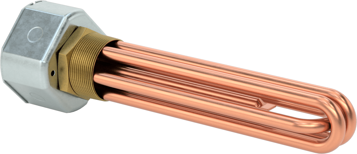 Vidalı Tıpa Daldırma Isıtma Elemanı, Su için, Bakır Eleman, 240V AC, 3000W