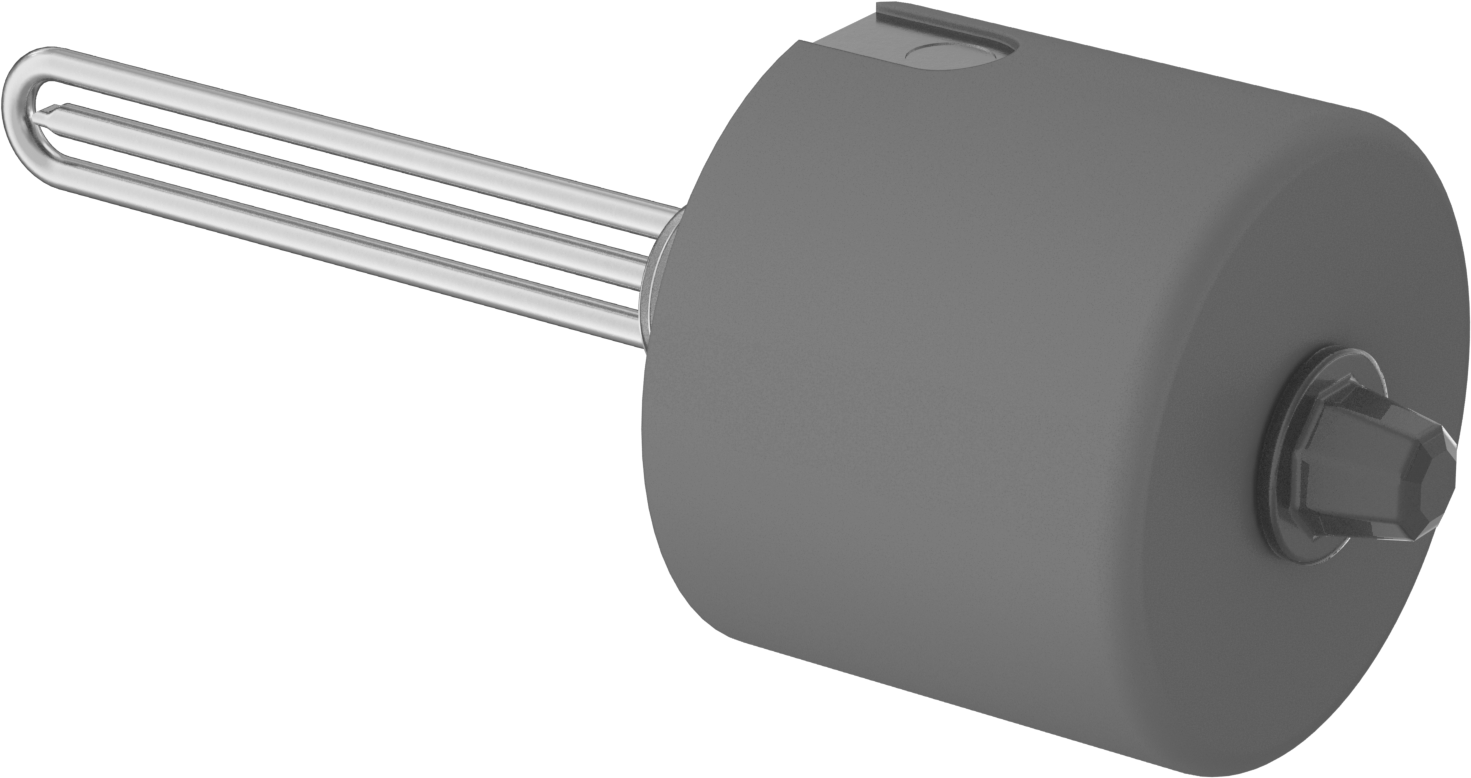 Vidalı Tıpa Daldırma Isıtma Elemanı, Su için, Termostat ile, 304 Paslanmaz Çelik Eleman, 120V AC, 750W