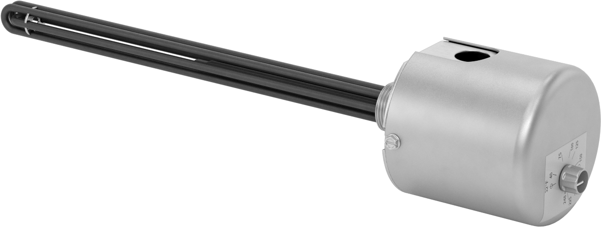 Vidalı Tıpa Daldırma Isıtma Elemanı, Yağ ve Soğutma Suyu için, Termostat, Incoloy Eleman, 475W