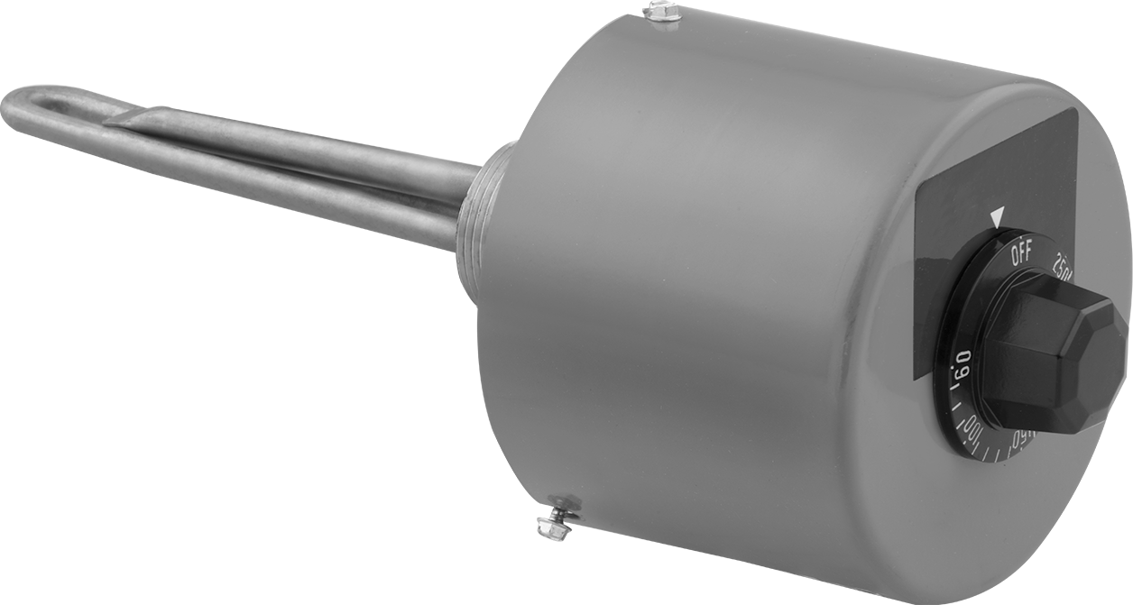 Vidalı Tıpa Daldırma Isıtma Elemanı, Su için, Termostat ile, Bakır Eleman, 120V AC, 500W