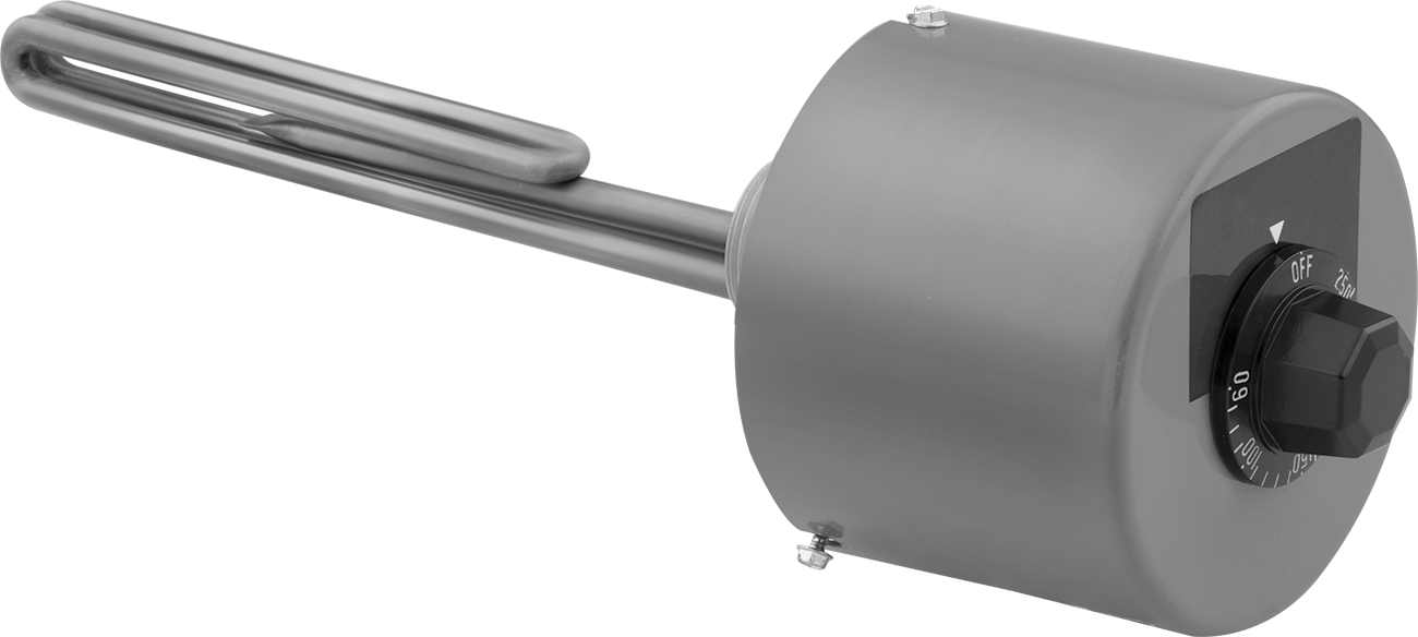 Vidalı Tıpa Daldırma Isıtma Elemanı, Su için, Termostat, Bakır Eleman, 240V AC, 1500W