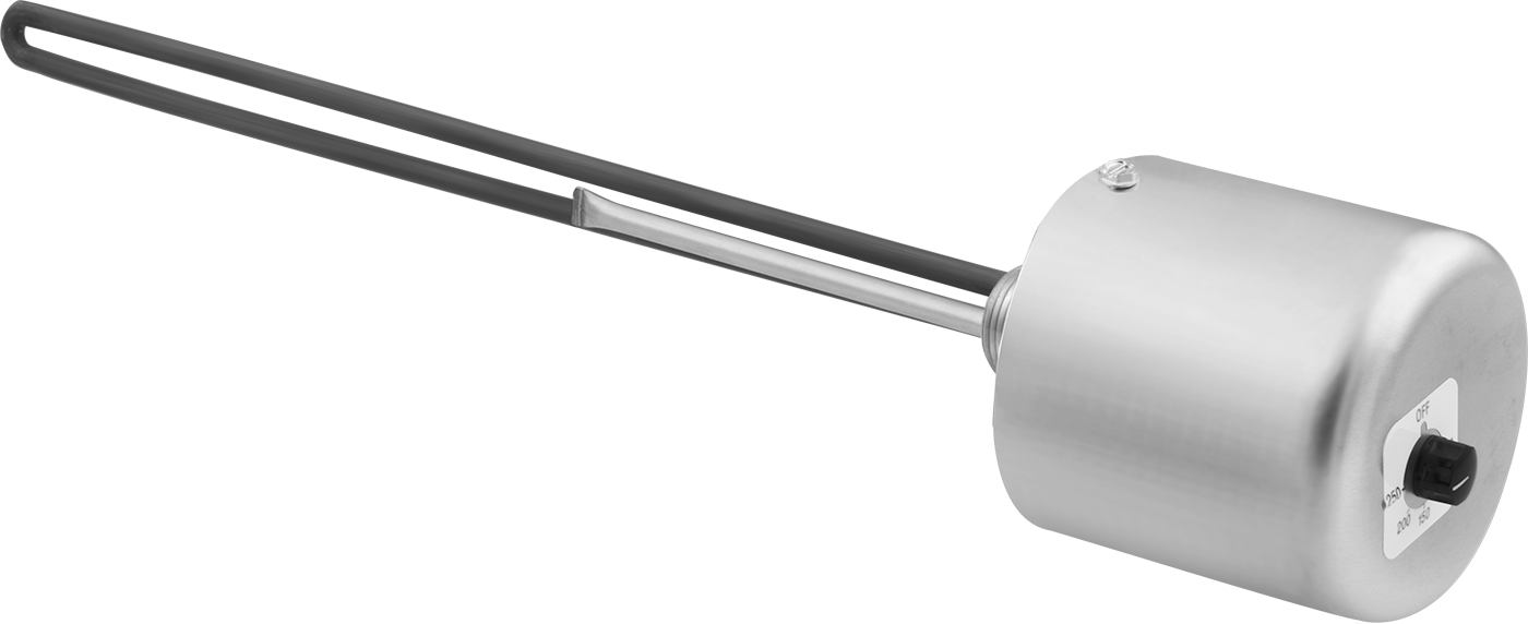 Vidalı Tıpa Daldırma Isıtma Elemanı, Yağ ve Soğutma Suyu için, Termostat, Incoloy Eleman, 1325W