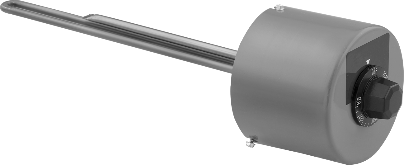 With Adjustable Thermostat—Steel Heating Element