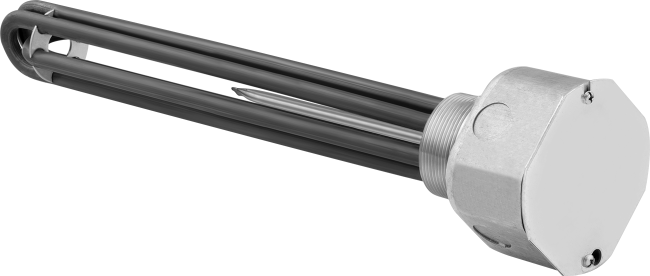 Vidalı Tıpa Daldırma Isıtma Elemanı, Su için, Incoloy Eleman, 240V AC, 5000W