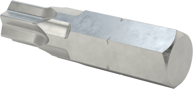 Kurcalamaya Dayanıklı T45 Torx Ucu, 5/16" Altıgen Şaft