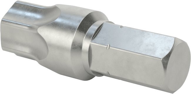 Kurcalamaya Dayanıklı T55 Torx Uç, 5/16" Altıgen Şaft