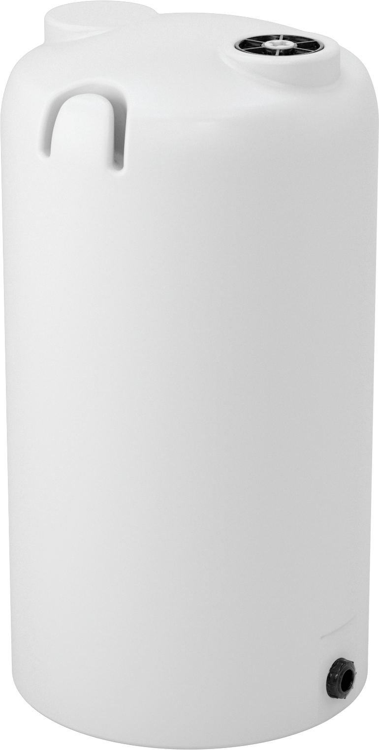 Tahliye Delikli Dikey Plastik Tank, 170 Galon Kapasite