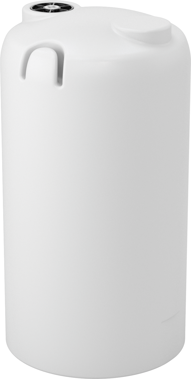 Tahliye Delikli Dikey Plastik Tank, 170 Galon Kapasite