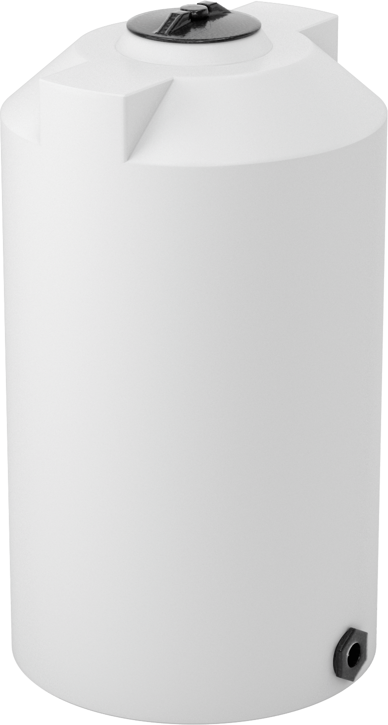 Tahliye Delikli Dikey Plastik Tank, 130 Galon Kapasite